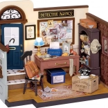 Rolife DIY házikó: Mose nyomozóirodája LED világítással