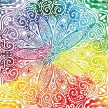 YAZZ puzzle virágmandala 1000 darabbal