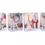 Karácsonyi ajándéktáska 26 × 32 × 10 cm