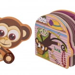 Interaktív Mini Mani Majom készlet – játék és könyv alkalmazással