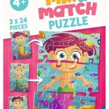 Ravensburger puzzle mix&match: sellőlányok és tengeri szörnyek
