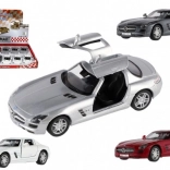 Mercedes-Benz SLS AMG 13 cm-es autómodell visszahúzással
