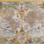 Ravensburger puzzle történelmi térkép, 1500 darab