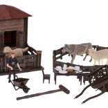 Farm traktorral és kiegészítőkkel