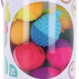 Trefl Építőjáték Lalaboom 5 az 1-ben Összekapcsolható gyöngyök 24 darabos