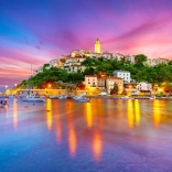 Puzzle Vrbnik falu Horvátországban, 1000 darab