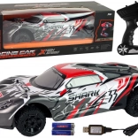 R/C sportautó 1:8 szürke-fehér