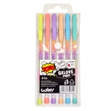 Szivárvány zseléstollak – 6 darabos készlet