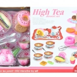 Teaszett bádog edényekkel