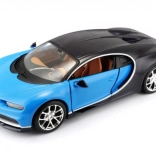 Gyűjtői modell BUGATTI Chiron 1:24 kék–fekete