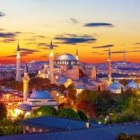 Puzzle ENJOY – Hagia Szophia naplementében, Isztambul, 1000 darab