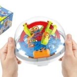 Teddies 3D logikai gömb – labirintus 100 akadállyal