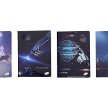 A5-ös füzet, robotokkal díszített