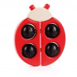 BAJO fa rágóka katica – piros