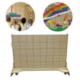 MASTERKIDZ szabadon álló kreatív STEM tábla 166 × 125 cm