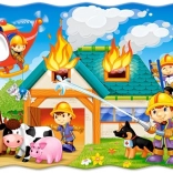 Puzzle Tűzoltóállomás akcióban 30 darab