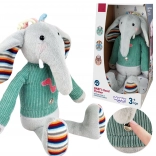 Woopie interaktív plüss elefánt hanggal és fénnyel