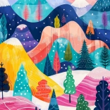 Puzzle Téli paletta 1000 darabos