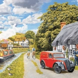 Falcon puzzle – kézbesítés a folyóparti kunyhóba, 1000 darab