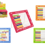 Gyermek számoló 100 golyóval, műanyag 19 × 16 cm