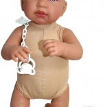 Realisztikus csecsemő baba hangokkal és puha testtel, 44 cm