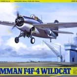 Grumman F4F-4 Wildcat műanyag repülőgép‑makett