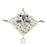 Miluš róka plüss alvókendő, krémszínű, 25 × 25 cm