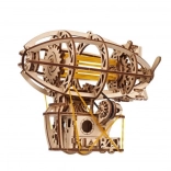 Ugears 3D fa mechanikus kirakó Steampunk léghajó