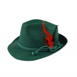 Vadász/tiroli kalap tollal, felnőtteknek