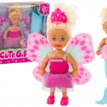 Mini baba 2 az 1-ben sellő Fairy Tail Wings