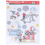 Karácsonyi ablakdekoráció 41 × 29 cm