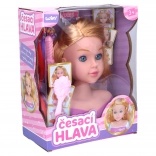 Fodrászbaba tartozékokkal, 22 cm