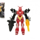 15 cm-es műanyag robotfigura – akcióhős, 4 színben