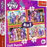 4 az 1-ben puzzle – Ismerd meg a pónikat MY LITTLE PONY Trefl