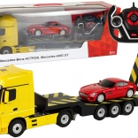 Távirányítós Mercedes-Benz teherautó szett gyerekeknek