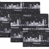 Háromdarabos prágai cipzáras utazótáska-szett