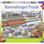 Puzzle Nyüzsgő vasútállomás 2x24 darab Ravensburger