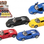 Fém autómodell Porsche Carrera GT 1:36 visszahúzós meghajtással