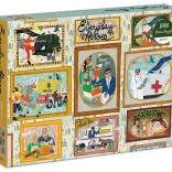 Galison puzzle Mindennapi hősök 1000 darabos