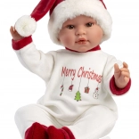 Llorens New Born élethű beszélő baba 45 cm puha testtel