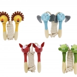 Fa ugrókötél állatfigurákkal, 210 cm