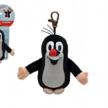 Vakond plüss kulcstartó karabinerrel 10 cm