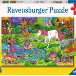 Ravensburger puzzle Varázserdő 2x24 darab