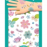 Djeco ideiglenes tetoválások virágmintákkal (2 ív)