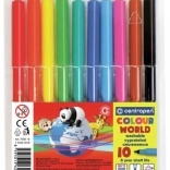 Centropen filctoll készlet 10 szín