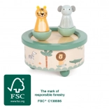 Fa zenélő doboz Safari small foot