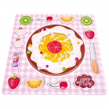 BINO fa beillesztős kirakó – torta