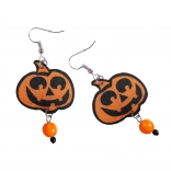 Halloween tök fülbevaló narancssárga gyönggyel