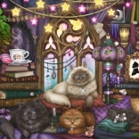 Puzzle Macskák és Kanapé 1000 darab