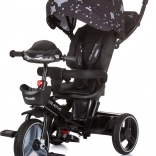 Chipolino háromkerekű napellenzővel Be Active 2 az 1-ben Obsidian